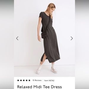 Madewell Relaxed Midi Tee Dress
